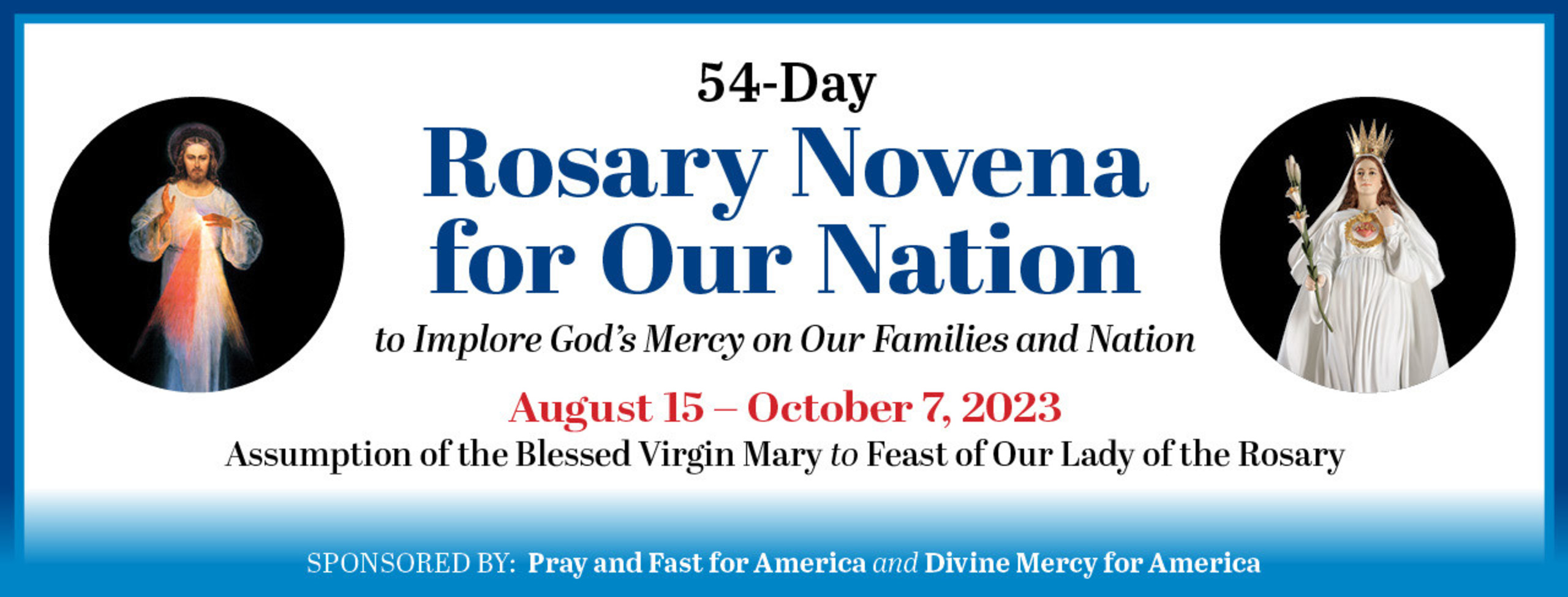 54-Day Rosary Novena for Our Nation 2023-starts Aug. 15--join anytime