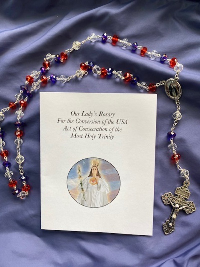 Red, White, and Blue Rosary