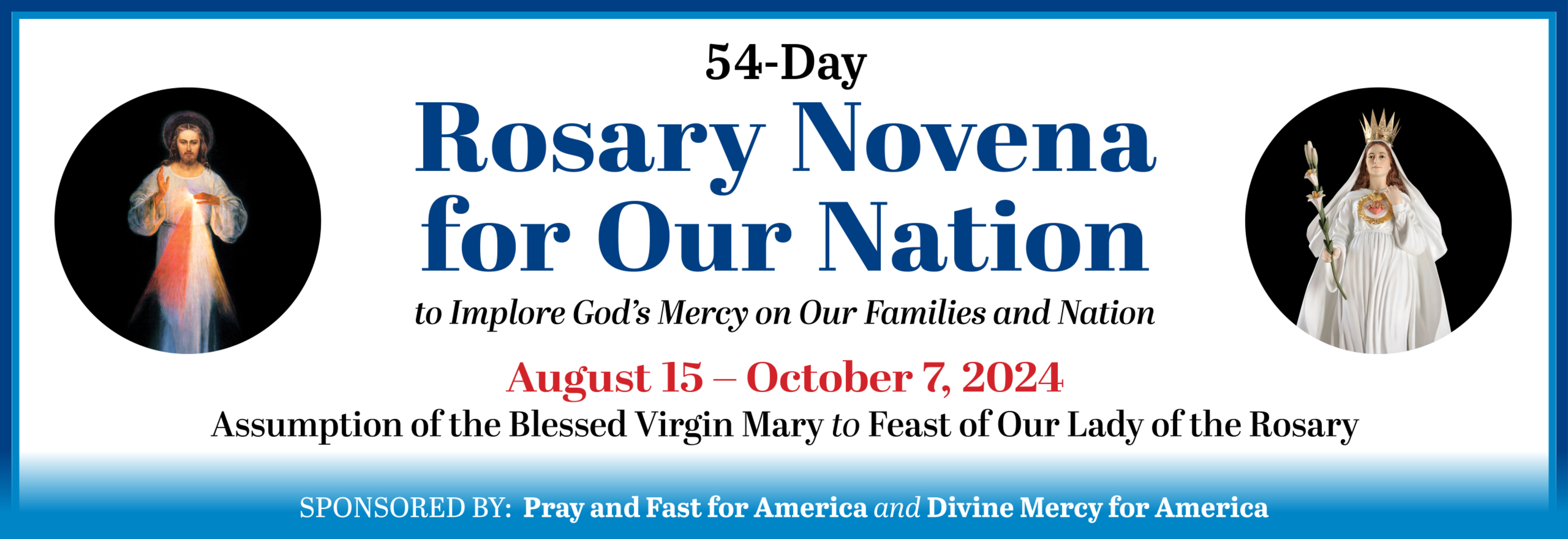 Rosary for Our Nation - Aug 15 - Oct 7-2024