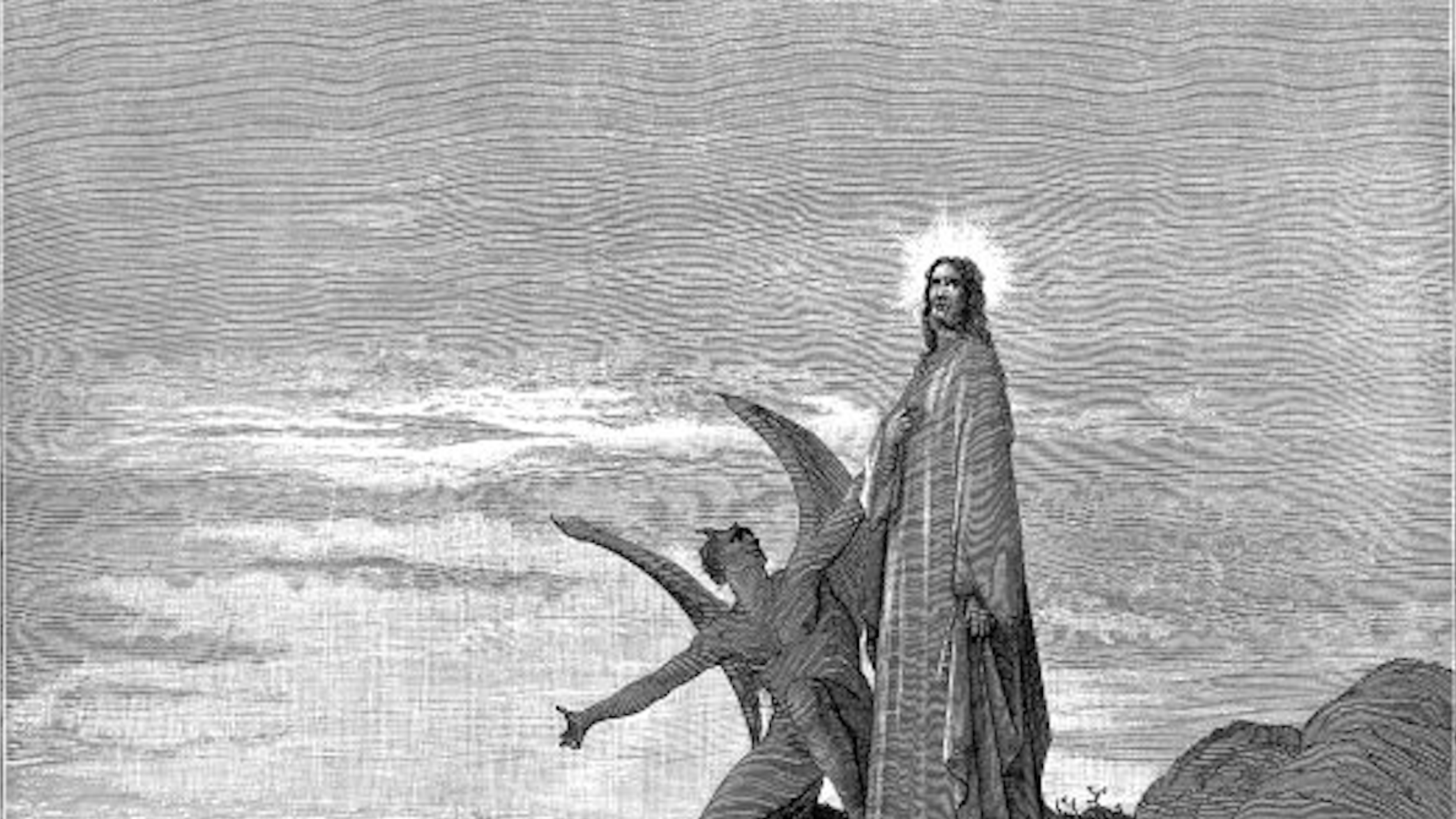 Temptation of Christ - Brighter