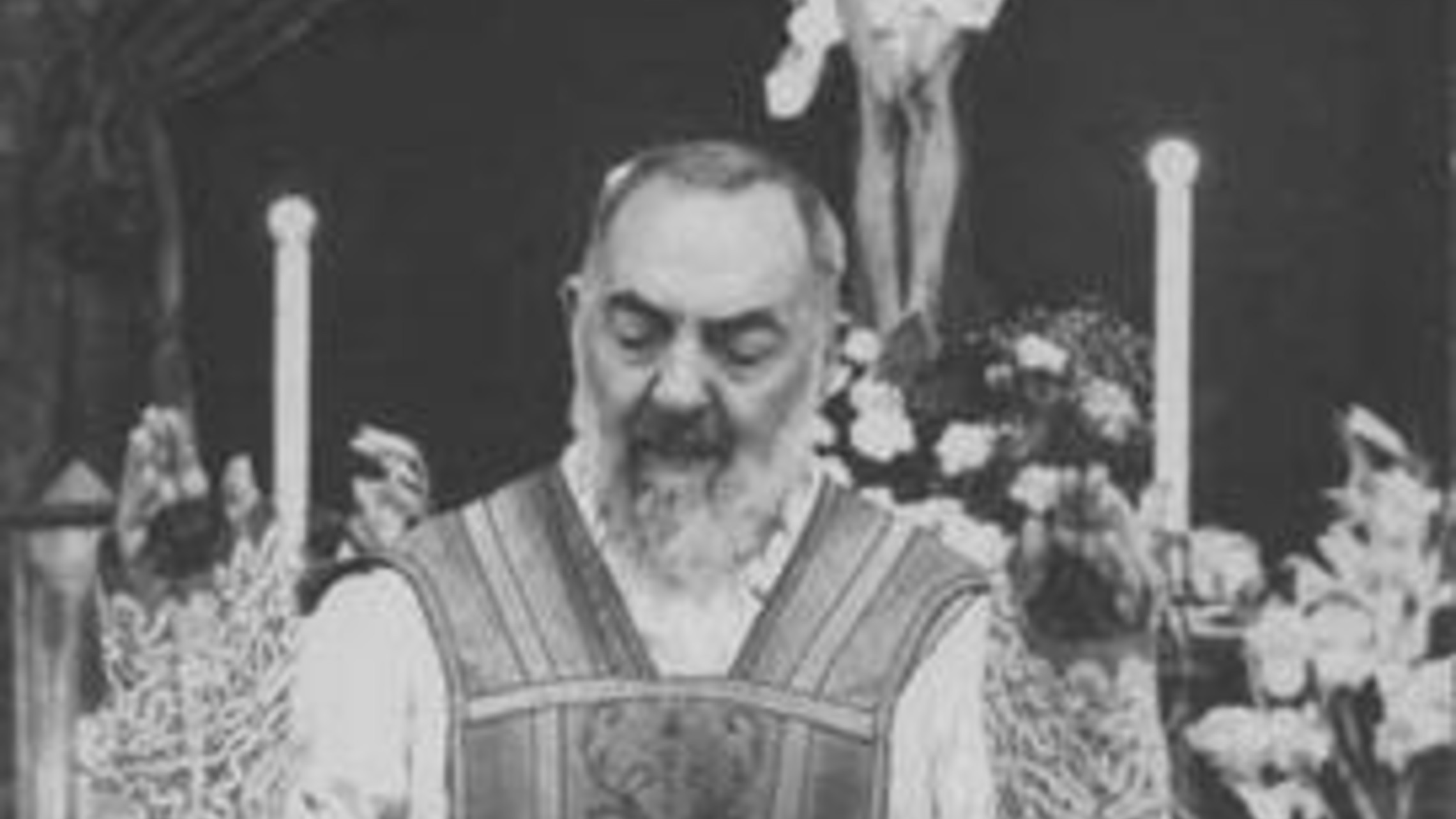 Padre Pio During Mass