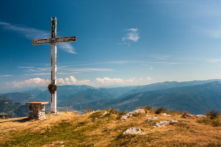 Cross On Mountain